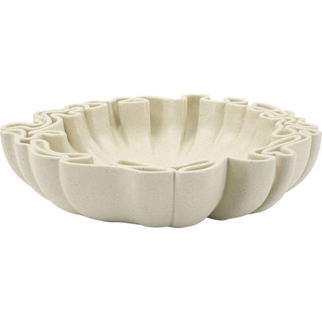 Svuotatasche, Effetto Pietra Sfumatura Colore Struttura Crema, Bianco Crema - Fanepale (1/5)