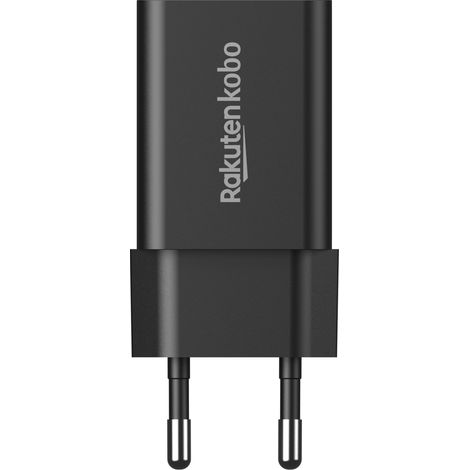 Kobo KOBO-AC-ADAPTER-EU cargador de dispositivo móvil Lector de libros electrónicos Negro Corriente alterna Interior