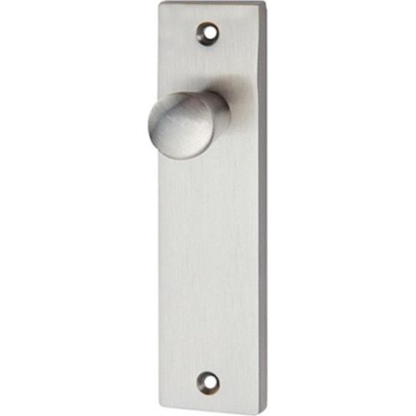 Pomo aluminio rectangular 125x30mm níquel satinado para muebles (1/2)