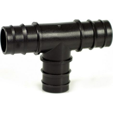 100PZ RACCORDO A T PORTAGOMMA PER TUBO IN POLIETILENE  mm. 20x20x20