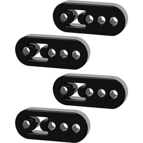 4PCS Cintre support d'échappement de voiture 4 trous, silent bloc echappement en caoutchouc pour la plupart des voitures (1/4)