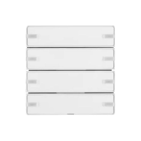 Berker Tastsensor Komfort Q.x 4-fach mit Beschriftungsschild KNX polarweiß samt (1/2)