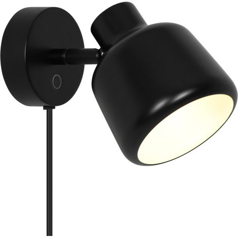 Applique murale Louella  Métal Noir ,  H. 16 - IP20 - E14 /  Nordlux Intérieur