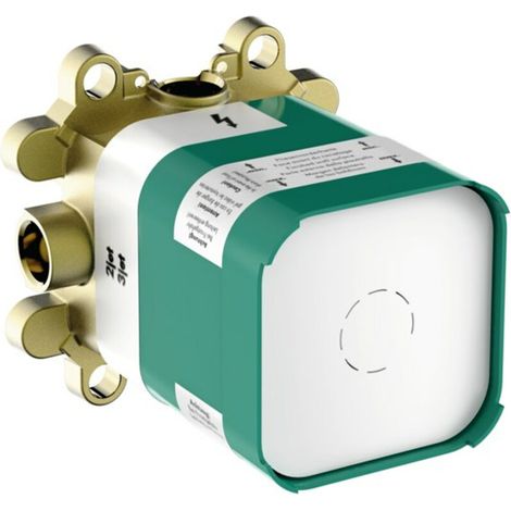 hansgrohe AXOR Grundkörper für Kopfbrause 2-jet mit Brausearm, (1/3)