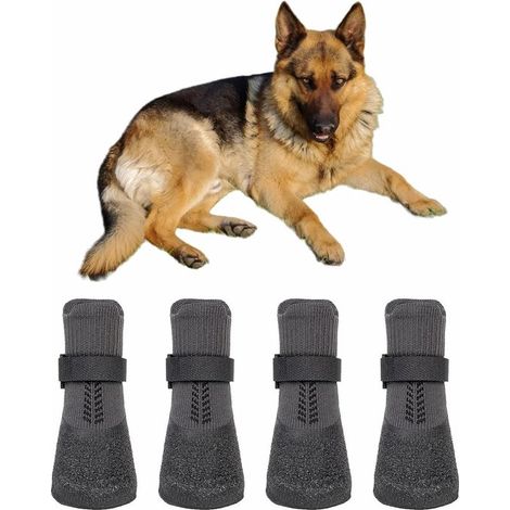 Scarpe per cani impermeabili e antiscivolo, adatte a tutte le stagioni. Copriscarpe antiscivolo e antimacchia per neve, pioggia e caldo. (1/5)