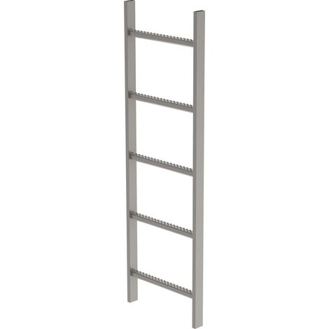 MUNK Schachtleiter aus Edelstahl 400mm breit 5 Sprossen 1,40m lang (1/4)