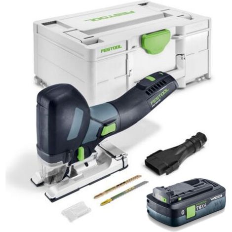 FESTOOL Akku-Pendelstichsäge PSC 500 EB-Basic + Akkupack BP 18 TBX 4 C-ASI - 576959A (1/4)