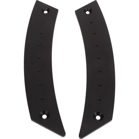 Manilla interior para puerta de aleación de aluminio – Juego de 2 piezas, color negro – Diseño ergonómico y duradero (1/5)