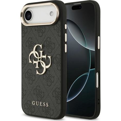 Funda Guess 4G Big 4G Classic Logo para iPhone Air, color negro y dorado. (1/5)