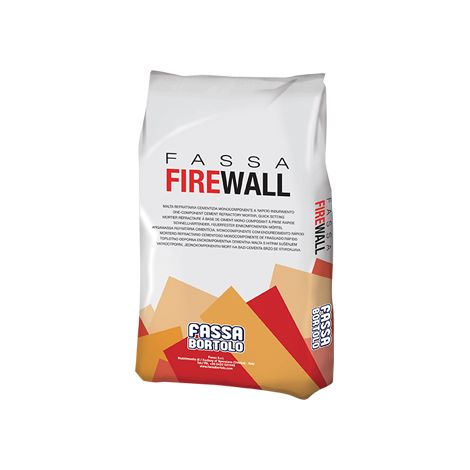 MALTA REFRATTARIA FIREWALL FASSA BORTOLO - GRIGIA KG 5- 5 pezzi