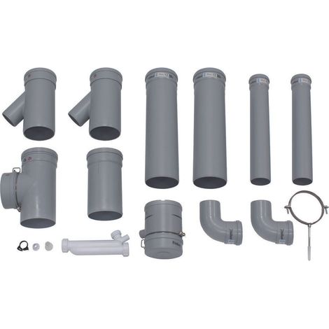 Vaillant Basis-Anschluss-Set DN 130 PP für 2 Geräte / 2er-Kaskade, 0020042761