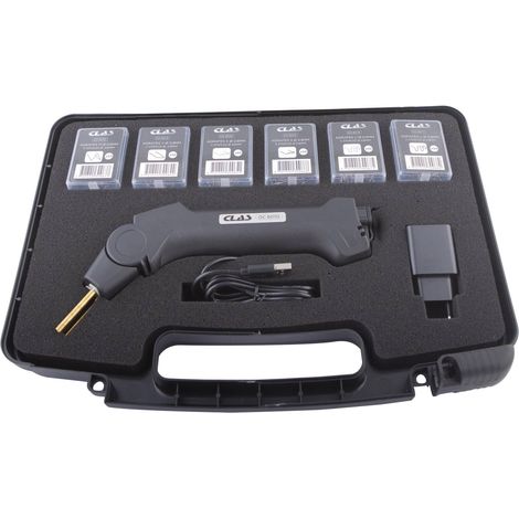 Coffret agrafeuse thermique sans fil + 300 agrafes- OC 6070 - CLAS Equipements (1/5)