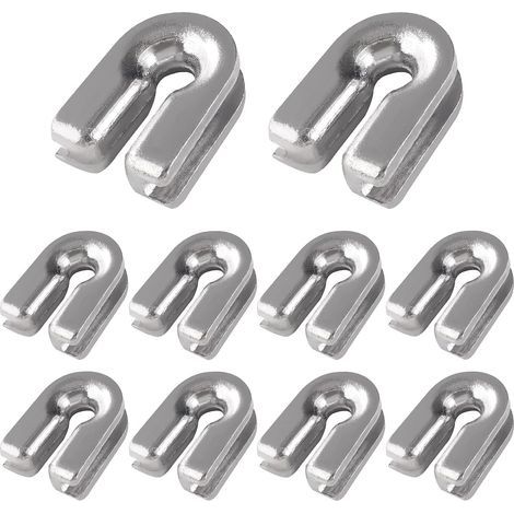 10 - Manchon à œillets - Tête de tondeuse - Compatible Husqvarna T45X T25 T35 - Aluminium argenté pour débroussailleuse (1/5)