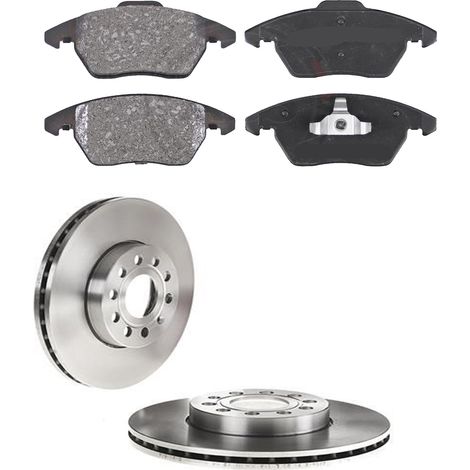 KIT FRENI ANTERIORI compatibile con SKODA YETI (5L) - DISCHI + PASTIGLIE OEM: P 85 075 , P 85 072 / 17521 , 17558 , 17522 /SOSTITUZIONE DIRETTA/BASSA POLVERE/SILENZIOSO (1/5)