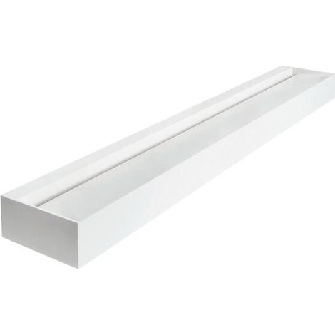LAVABO en série IS Silhouette pour 5 personnes, sans vidage ni robinet, 3000x470x200 mm, blanc (1/2)