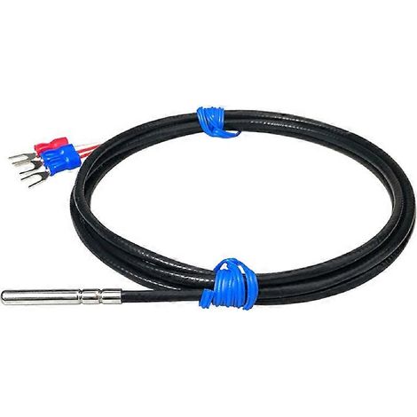 Sonde de capteur RTD PT1000, mesure à basse température, étanche, plage de mesure -200 à 260 °C, compatible avec l'azote liquide et les environnements de stockage frigorifique. (1/5)