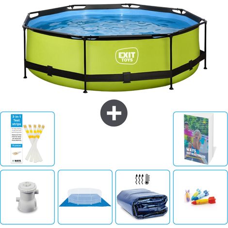Exit Pool Rund - 300x76 cm - 7-teilig S220