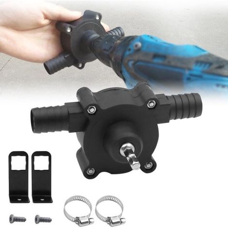 Wasserpumpe Tragbare elektrische Bohrmaschinenpumpe Kleine Wasserpumpe Aufsteckpumpe Bohrmaschine für Flüssigkeiten Bohrmaschinenpumpe Bohrmaschi (1/5)