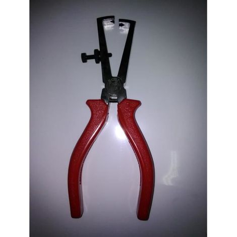 Pince à dénuder - BOST - Standard 160 mm - Chromée - Gainée rouge - Capacité 0,5–6 mm²