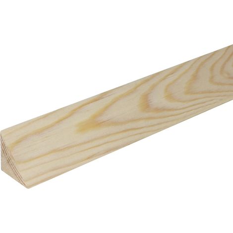 FN Neuhofer Dreikantleiste volle Form 240 cm 30 x 30 mm Fichte oder Kiefer Leisten (1/3)