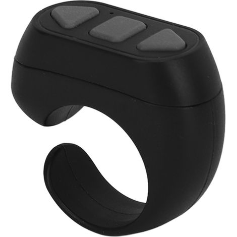 Application de télécommande Bluetooth pour tourner les pages, télécommande de téléphone, sonnerie, lecteur de romans, montre TV, appareil ZL 03 Noir