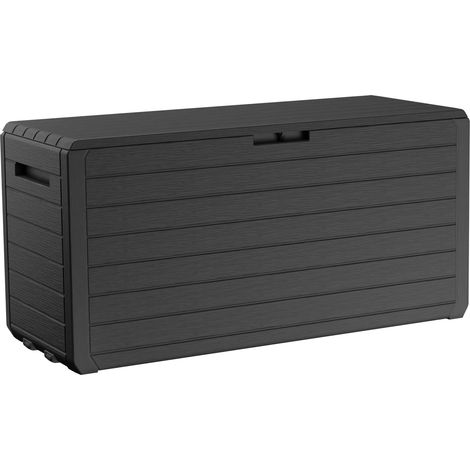 KETER Atlas Kissenbox mit Deckel 270L wetterfest für Garten Terrasse Balkon (1/5)
