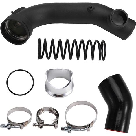 Kit de tuyau rigide d'admission d'air pour turbocompresseur BOV de 50 mm compatible avec N54, E88, E90, E92, 135i et 335i (1/5)