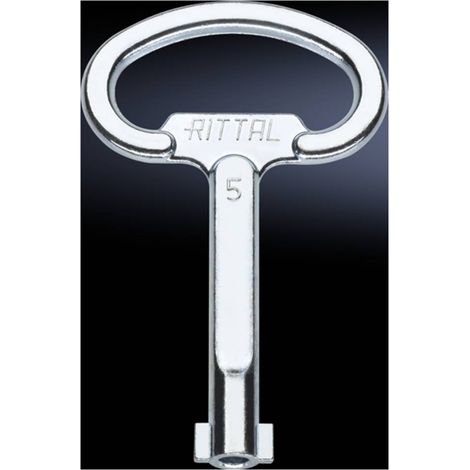Rittal SZ 2531.000 Chiave per armadi di comando Doppio pettine Acciaio Nero 1 pz.