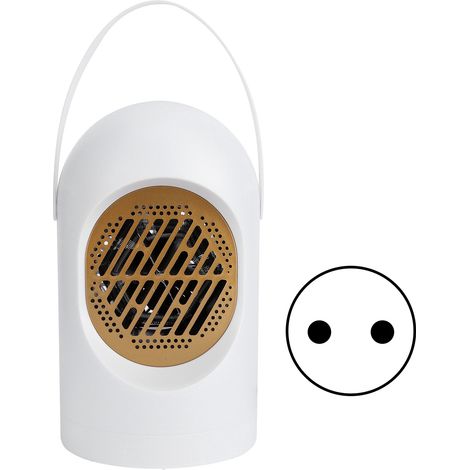 Chauffage Électrique Compact 50°C Ventilateur De Bureau ABS Prise EU Pour Maison Et Bureau 1 Pièce (1/5)