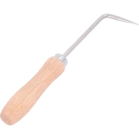 Crochet de soudure à air chaud avec manche en bois de 6 mm de diamètre pour films PVC et TPO (1/5)