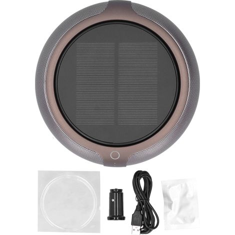 Purificateur d'Air Solaire pour Voiture et Maison - Élimine Formaldéhyde et Mauvaises Odeurs avec Fonction Aromathérapie (1/5)