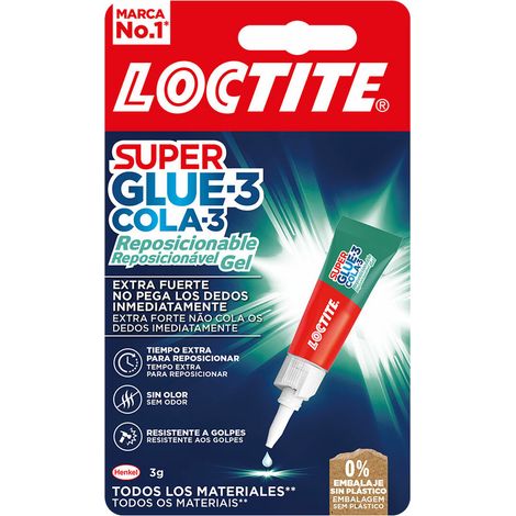 Colla Loctite SuperGlue-3 2943113 3 g Riposizionabile Gel (1/4)