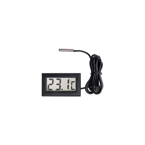 Digital LCD Thermometer -50°C to +110°C ±0.5°C Stainless Steel Probe 1m Cable Refrigerator Aquarium Vehicle Greenhouse Home Professional (1/5)