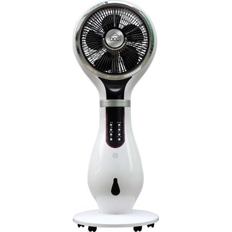 Ventilatore con Ruote Combinato Umidificatore Ioni Anti Zanzare 40x40x110cm (1/7)