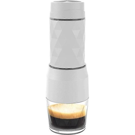 Portable café machine manuel expresso pour capsule et moulu camping Hiking extérieur voyage bureau usage (1/5)