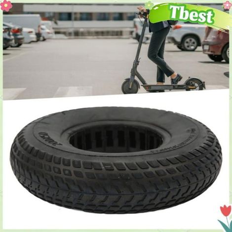 Tbest Pneu plein Pneus Solides en Caoutchouc Roues de Scooter électrique Absorption D'amortisseur Explosion Proof Pneu à sport kit (1/4)
