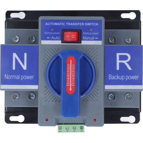 Commutateur de transfert automatique double alimentation 2P type CB mini AC230V pour applications photovoltaïques domestiques 32A (1/5)