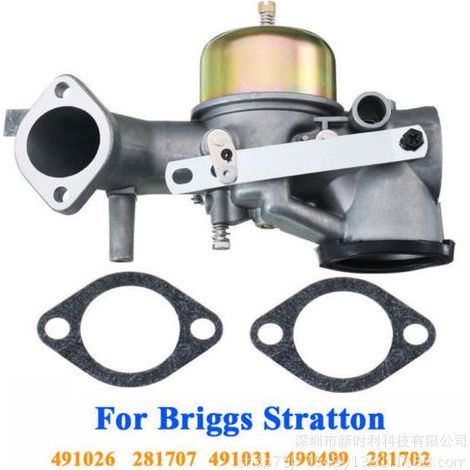 Carburateur Bailitone 491031 compatible Briggs & Stratton 491026 281707 12CV, moteur performance stable (1/5)