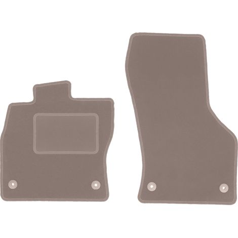 Beige Vordermatten für: Volkswagen Passat B8 Limousine, Kombi, Variant, Alltrack (2015-)