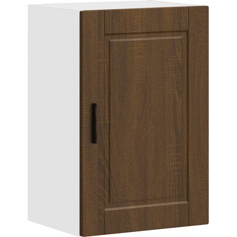 Mueble de pared moderno para cocina con espacio de almacenamiento 40 x 31 x 60 cm madera de roble marrón 020050339 (1/5)