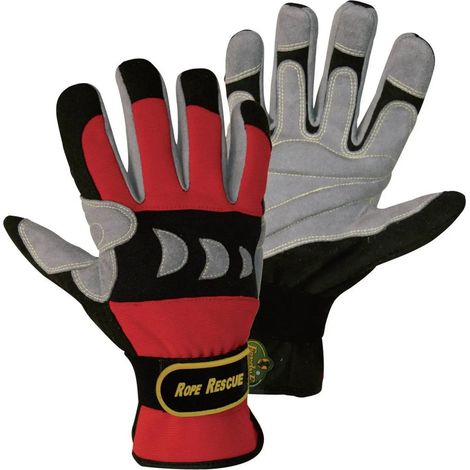 [NEUWERTIG] B-Ware Ferdy F. Montagehandschuh Arbeitshandschuh Rope Rescue Clarino Größe 7 (S) Rot