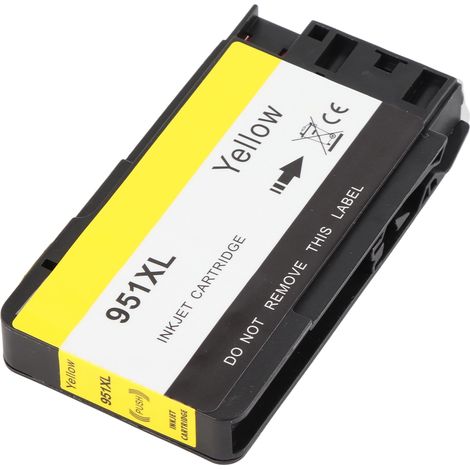 Cartouche d'encre jaune pour imprimante HP 951XL 8610 8600 251dw 276 8620 - Fournitures d'encre pour bureau et école