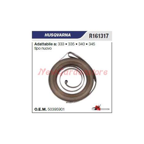 HUSQVARNA Anlasserfeder für Kettensäge 333 335 340 345 neuer Typ R161317