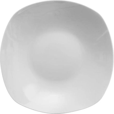 Lot de 6 Assiettes Creuses "Plaza" 22cm Blanc (1/2)