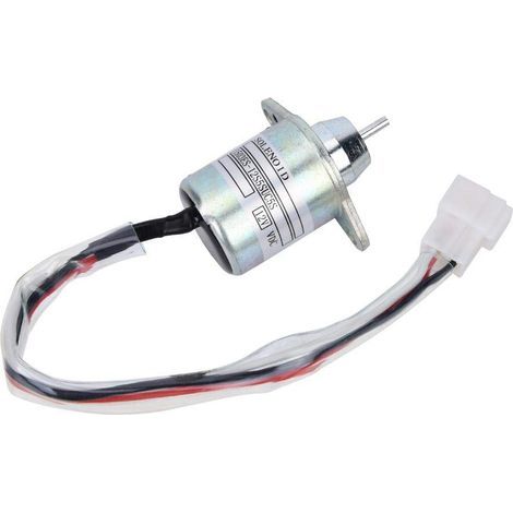 Électrovanne d'arrêt 12 V 1503ES-12S5SUC5S, accessoire pour excavatrice, compatible avec l'électrovanne d'arrêt YANMAR (1/5)