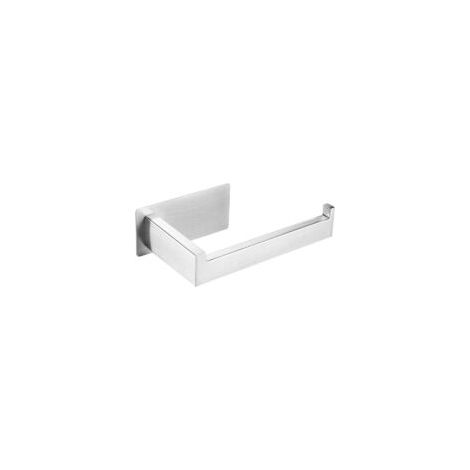 Toilettenpapierhalter, selbstklebender Toilettenpapierrollenhalter, Toilettenpapierspender aus Edelstahl SUS 304 (gebürstetes Silber) - Crezuo