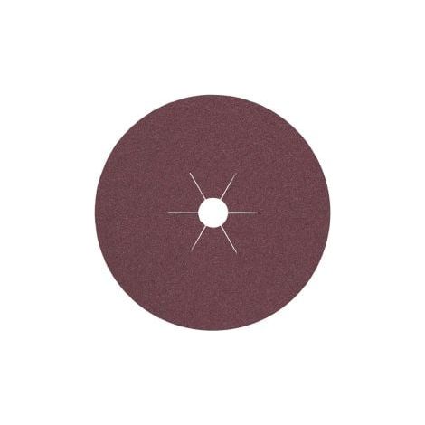 Disque fibre D.125mm G.60 p.BOIS/Métal Corindon TECWERK (1/2)