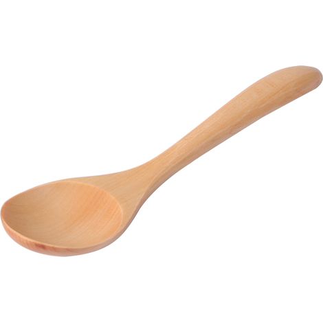 Lot de 5 cuillères à soupe en bois pour la cuisine, 17 x 4 cm.