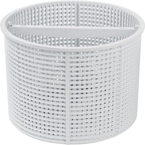 18 cm Skimmerkorb, Ersatzkorb für Standard-Skimmer, Pool-Vorfilter, 18 cm Durchmesser Sieb für einfache Entnahme I Chlorbeständig I Stabil (1/5)
