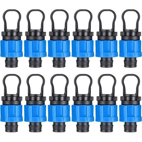 Set mit 12 Tropfbewässerungs-Fittings – Universalanschluss – kompatibel mit 16-mm-Tropfbewässerungsstreifen (1/5)